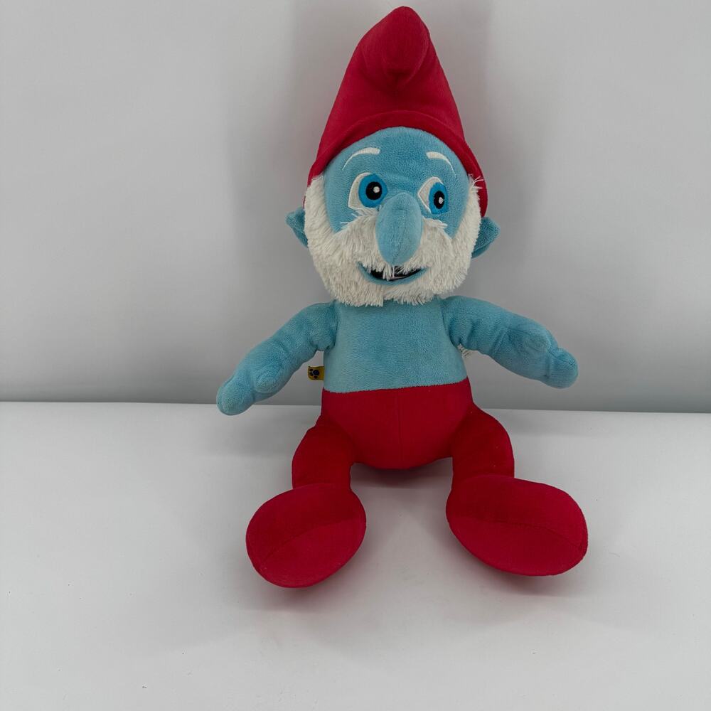Build a Bear Workshop Papa Smurf Plush Stuffed Animal Toys Collectible‎ Toy